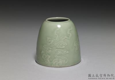 图片[2]-Water holder with green glaze, Qing dynasty, Kangxi reign (1662-1722)-China Archive